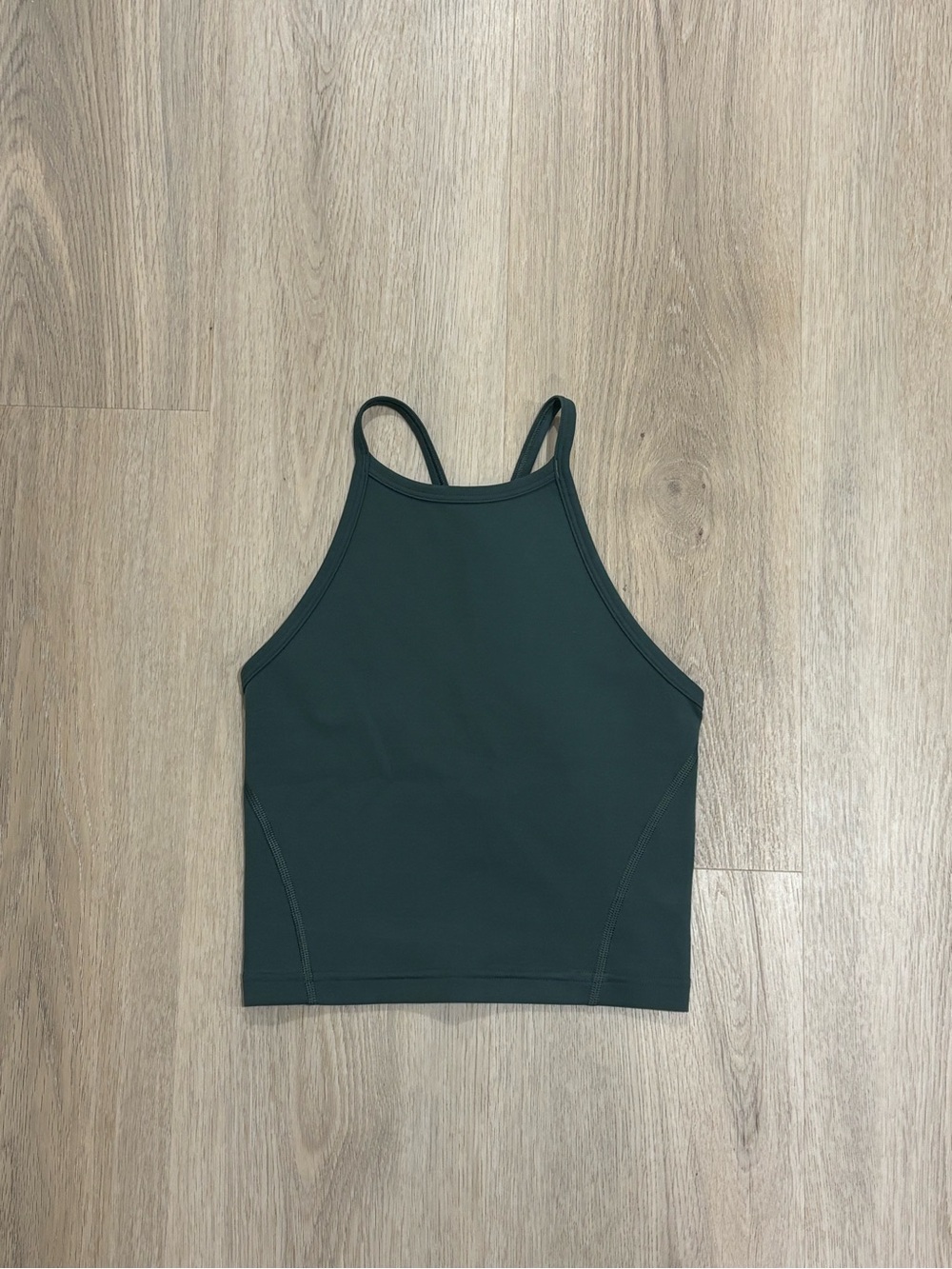 lululemon athletica High-Neck Tank Top in Deep Green
